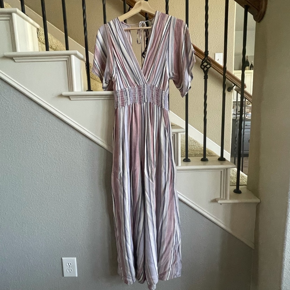 Flared leg jumpsuit